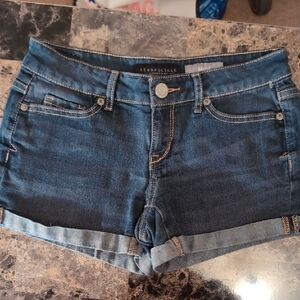 Aeropostale Blue Jean Shorts Classic Style